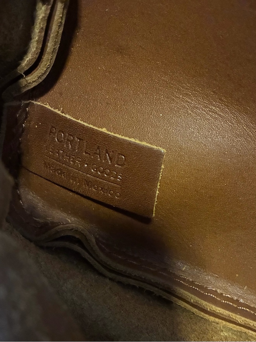 Portland Leather Goods “Large” Camera Bag Purse in “Honey” - Picture 6 of 8
